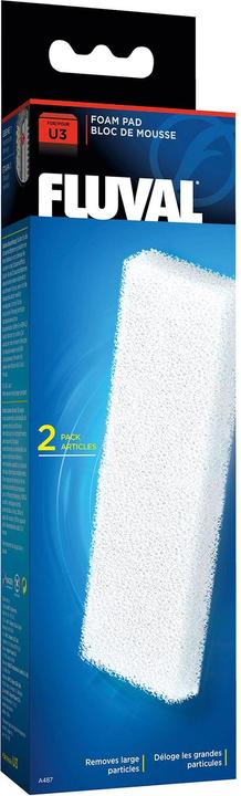 Produktbild Fluval Schaumstofffiltereinsatz U3 (Innenfilter, Süsswasser, Salzwasser)