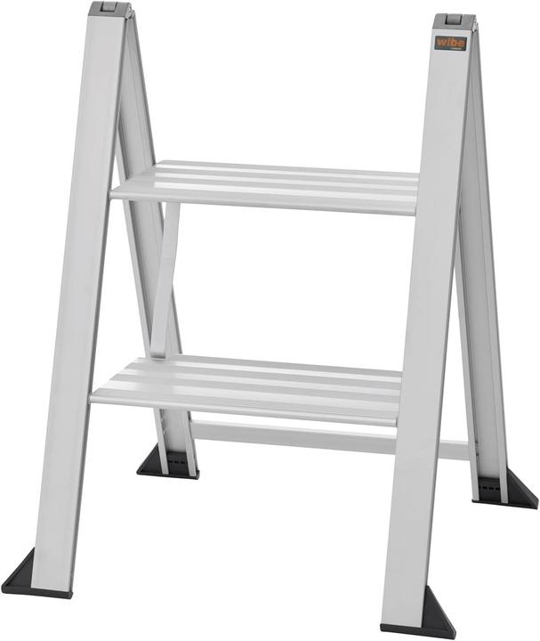 Produktbild Schneider Electric WIBE LADDERS Vikingstep midi 2 trin. H:480mmxB:571mmxD507mm. Vaegt 5,1kg (Trittleiter, 50.70 cm)