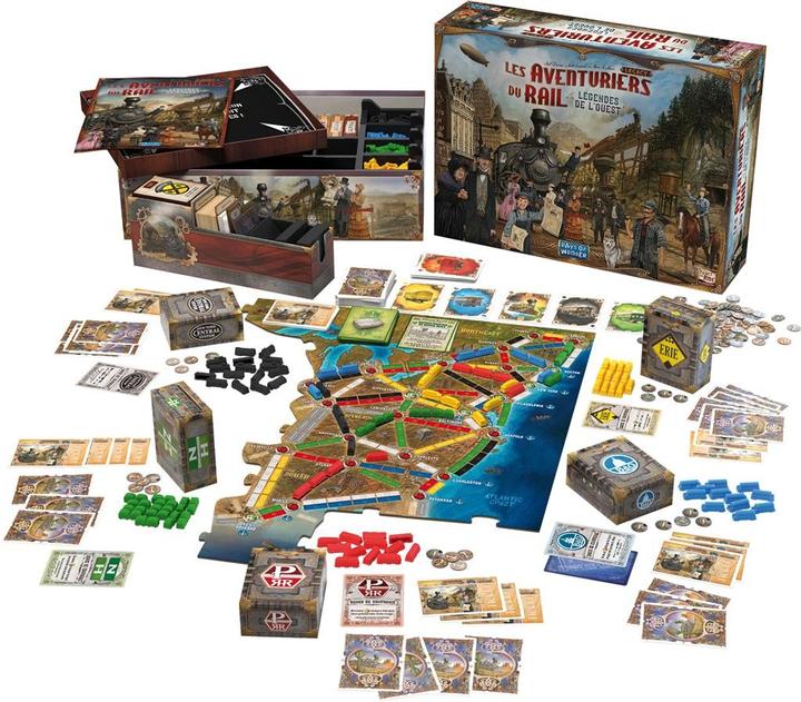 Actual product image Days of Wonder Jeu - Les Aventuriers du Rail : Legacy (French)