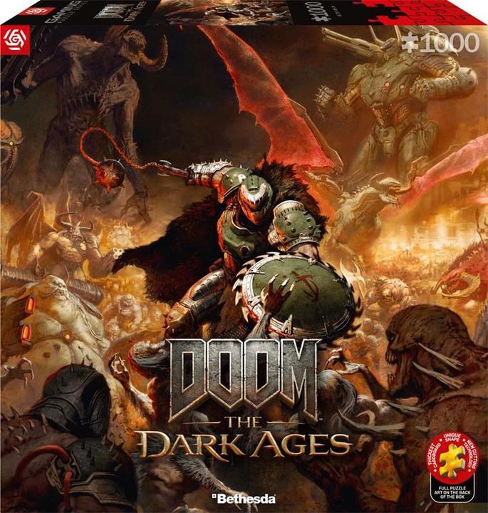 Produktbild Good Loot Doom The Dark Ages Puzzle Slayer's Rag (1000 Teile) (1000 Teile)