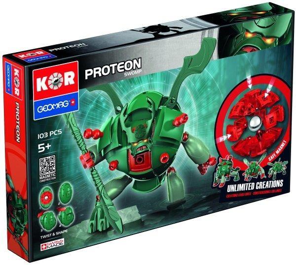 Produktbild Geomag Proteon Swomp 103 pcs Neodymium-Magnetspielzeug 103 Stück(e) Grün, Grau, Rot