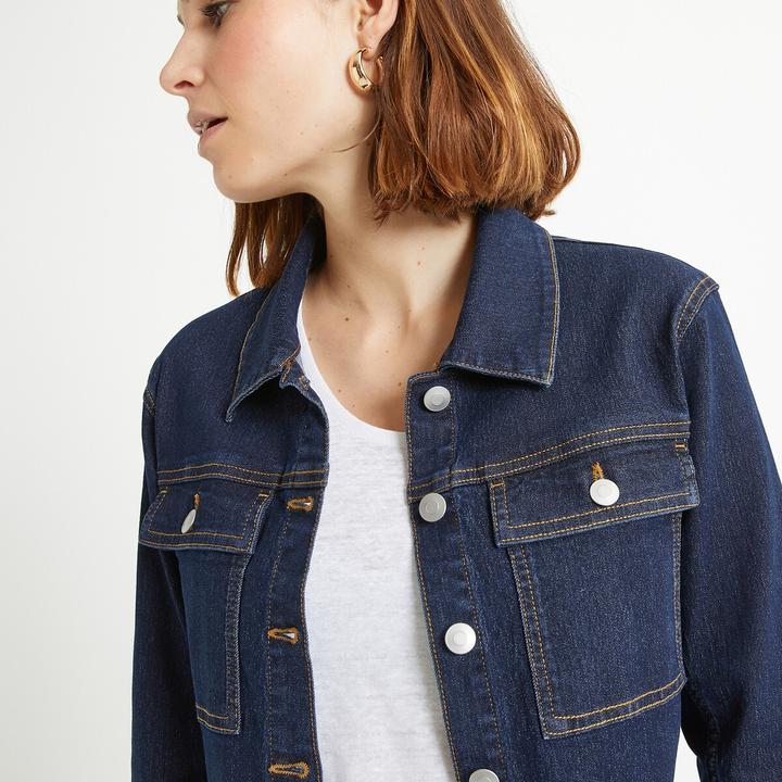 Produktbild Anne Weyburn Jeansjacke mit gerader Schnittform (48)