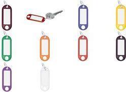 Actual product image Wedo Keychain 18 mm with ring, green, 100 pieces