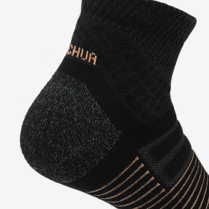Immagine prodotto Quechua Wandersocken halbhoch 2 Paar - Hike 900 schwarz (43, 46)