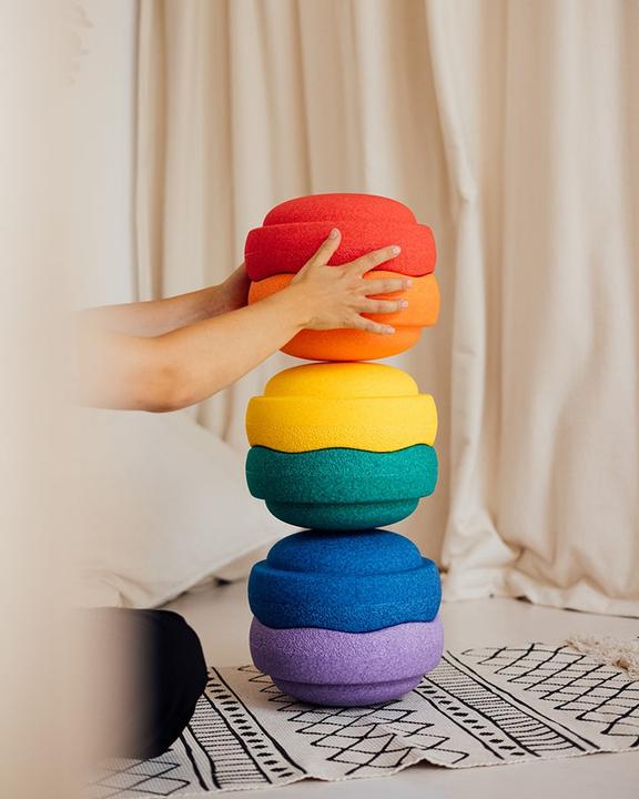 Produktbild Stapelstein Regenbogen 6-er Set