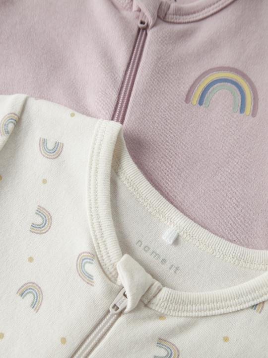 Actual product image Name it Nbfnightsuit 2p Zip Ff Jet Rainbow Noos (74)