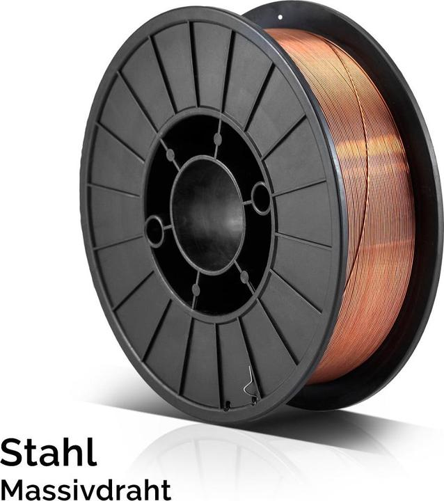 Actual product image Stahlwerk Welding wire MIG/MAG steel Ø 0.8 mm ER70S-6 SG2 Wire reel 5 kg