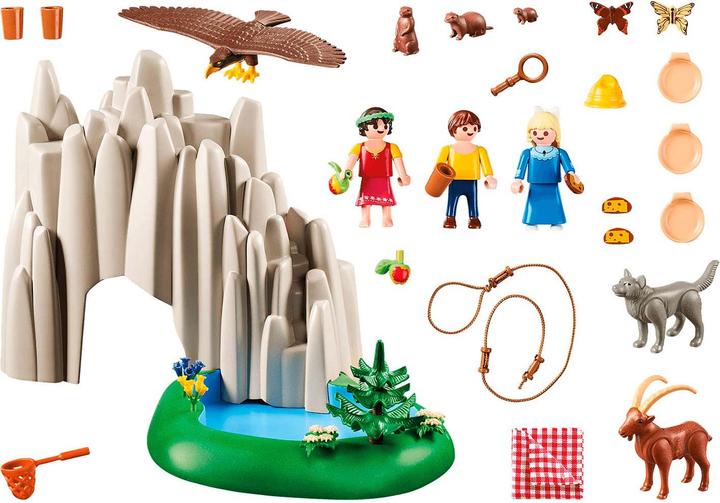 Produktbild Playmobil Am Kristallsee mit Heidi, Peter und Clara (70254, Playmobil Heidi)