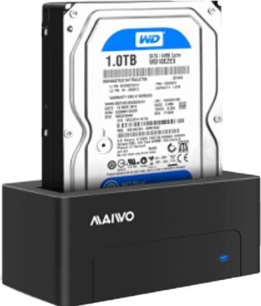 Actual product image Deltacoimp External HDD dock USBB 3.5" or 2.5" USB 3.1 Gen1 5 Gbps