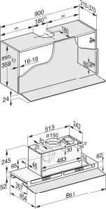 Image du produit Miele DAS 4940 (Hotte écran plat)
