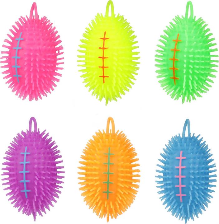 Toi-Toys Pufferz Pufferball Rugby, 14cm