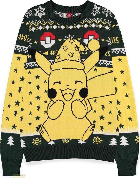 Difuzed POKEMON - Pikachu Happy - Pull de Noël (XS) (XS)