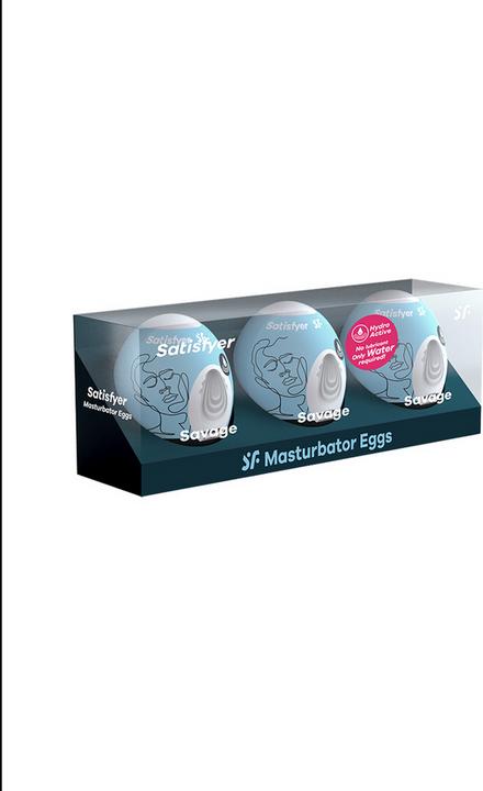 Actual product image Satisfyer Masturbator Egg Set - Savage