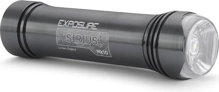 Exposure Lights Stadtlampe Sirius Mk9 – mit DayBright – Gun Metal Black (950 lm)