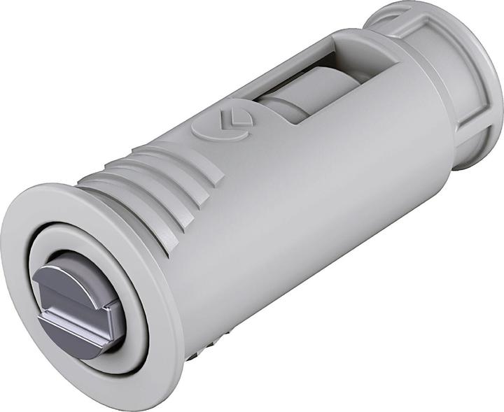 Italiana Ferramenta Italiana Magnetschnapper (Magnetschnäpper) Einbau-Türmagnet K-Lock grau (1 Stk.)