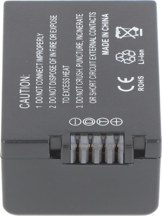 Actual product image AccuCell Akku Panasonic DMW-BMB9, DMC-FZ40, -FZ45, -FZ48 (Camera battery)