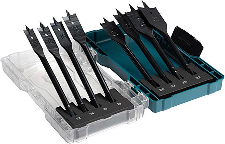 Produktbild Makita Flachfräsbohrer-Set 8tlg. (12, 14, 16, 18, 20, 22, 25, 32 mm)