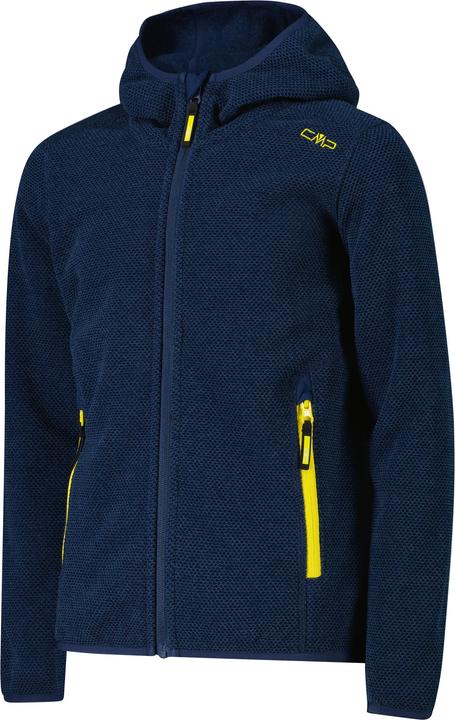 Actual product image CMP Campagnolo Girl's Jacket Fix Hood Jacquard Knitted 3H19825 (152)
