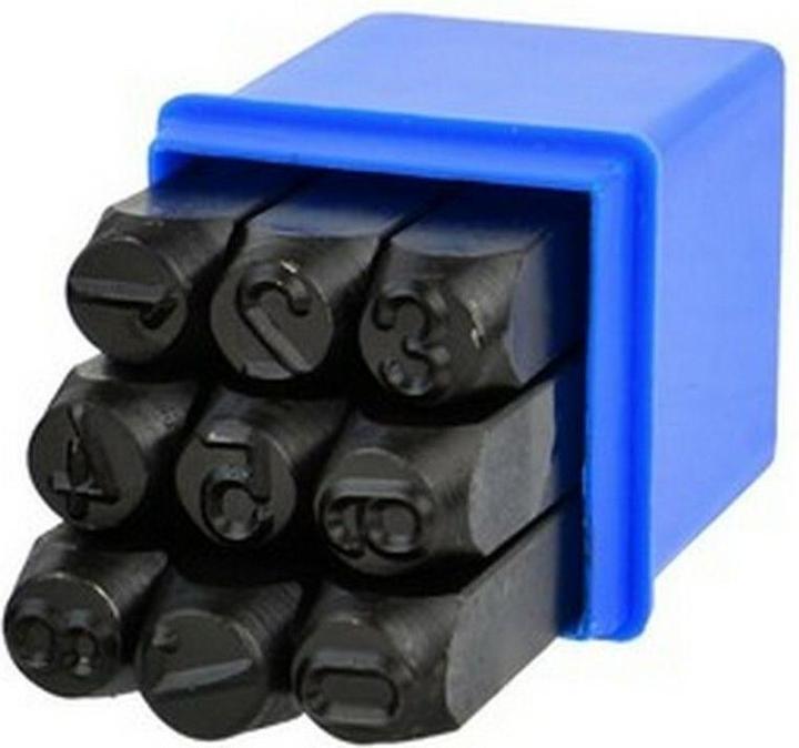 Immagine prodotto GEKO Punzone numerico 10 mm, 9 pezzi.