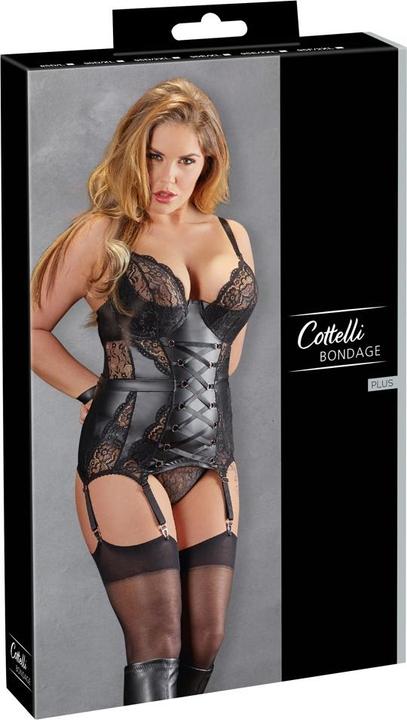 Produktbild Cottelli Collection Strapshemd Und Slip (90)