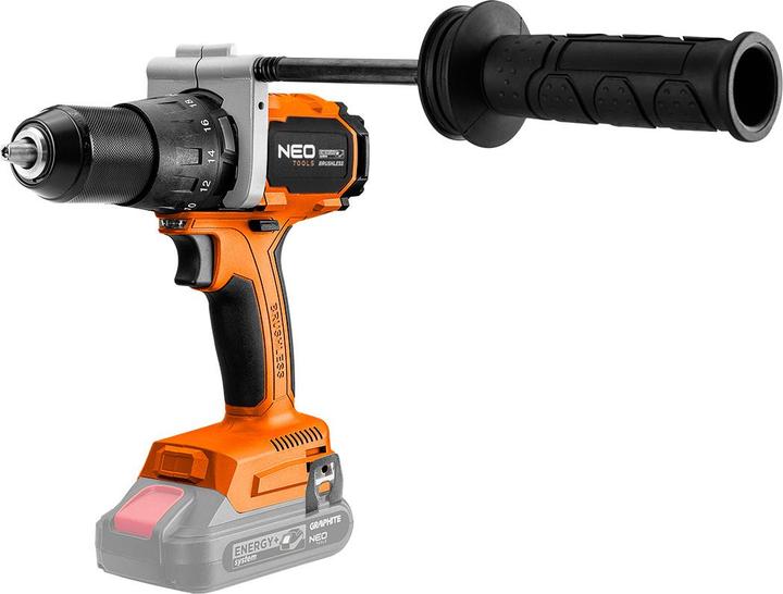 Image du produit Neo Perceuse-visseuse sans balai avec puissance de frappe Energy+ de 100 Nm (Fonctionnement sur batterie)