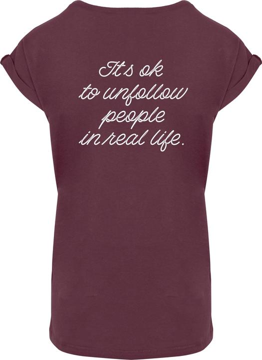 Actual product image Merchcode Ladies Heartbreak X Extended Shoulder Tee - 111573 (L)