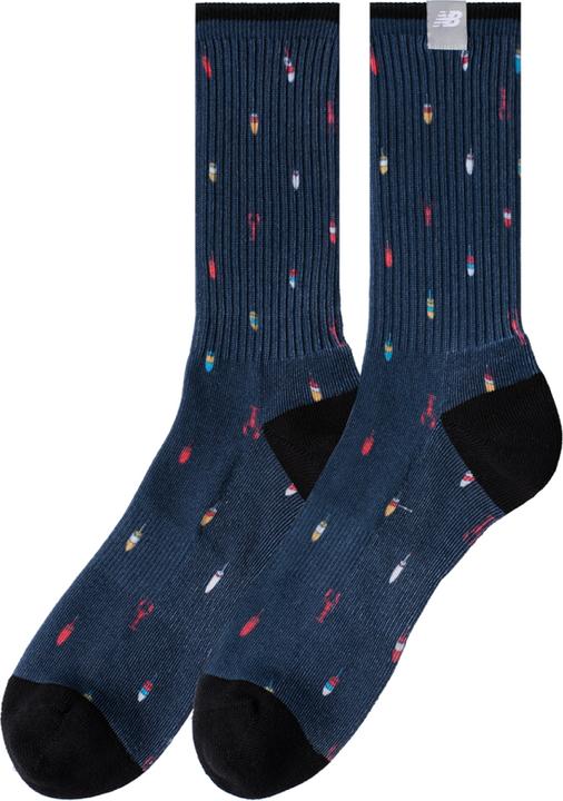 Actual product image New Balance Digital Print Crew Socks 1 Pair (L)