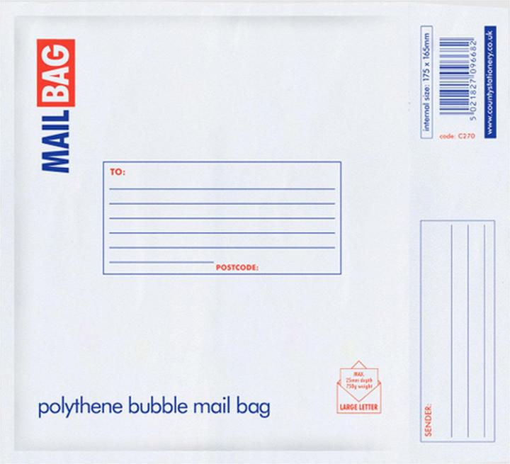 Produktbild Universal Textiles Versandtasche mit Luftpolsterfolie 10erPack (10 x)