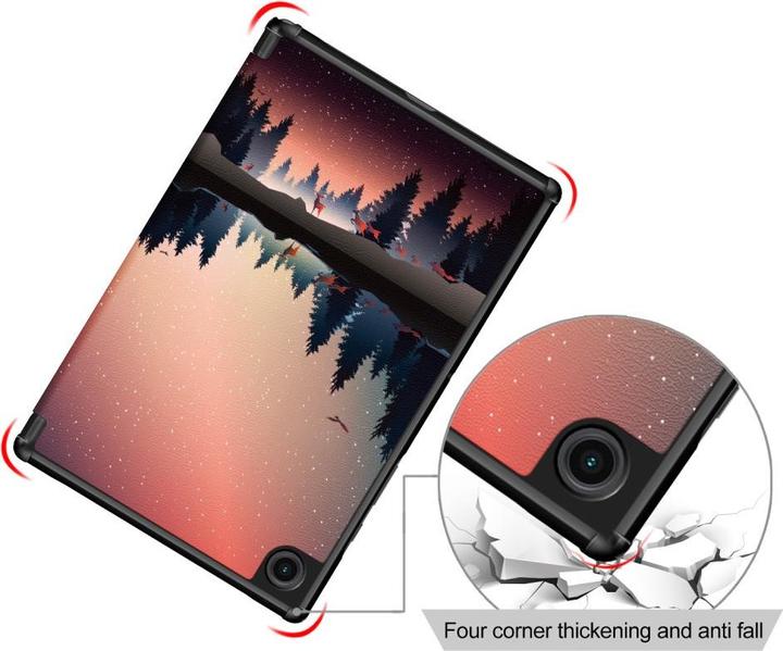 Productafbeelding Cover-Discount Galaxy Tab A8 10.5 - Drievoudige Smart Case Bos (Galaxy Tab A8)