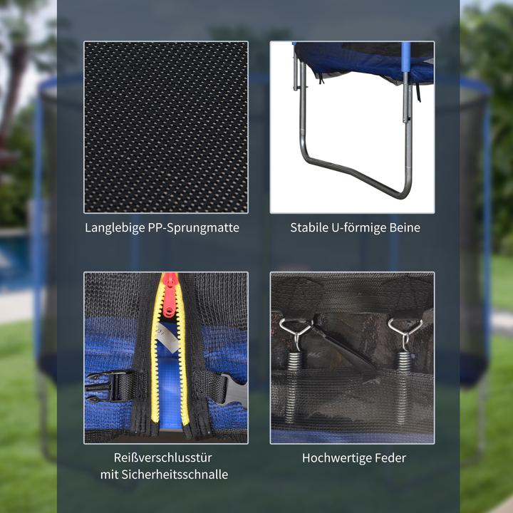 Image du produit Homcom Trampoline avec filet de sécurité (305 cm)
