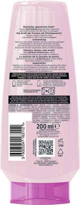 Actual product image L'Oréal Paris Elseve Nutri Gloss (200 ml)