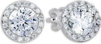 Brilio Stunning white gold earrings with zircons 239 001 00957 07