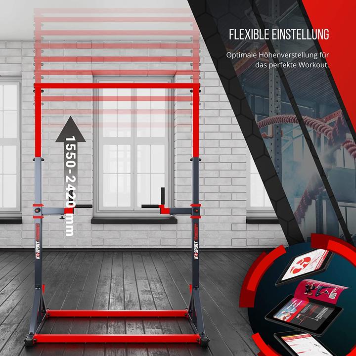 Image du produit K-Sport Barre de traction + station de dips