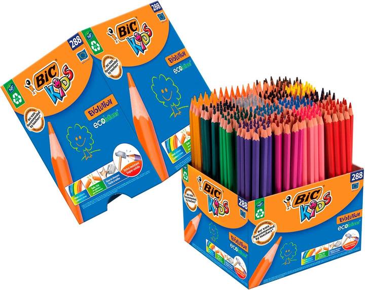 Actual product image Bic Evolution Class Pack colored pencils (Multicolor, 288 x)