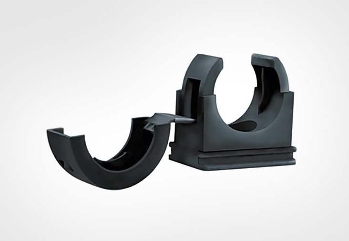 Actual product image HellermannTyton Cable conduit fixing clamp nominal width=54 black (Tools)