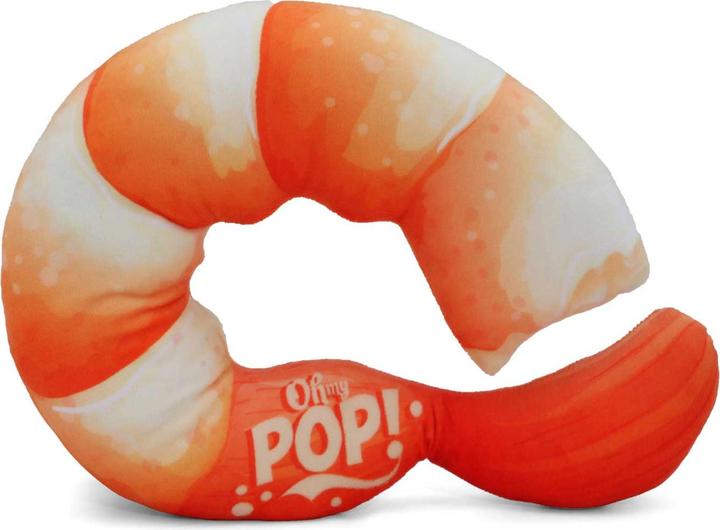 Oh My Pop! Neck Travel Pillow and Sleeping Mask Prawn