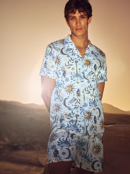 Produktbild Calida Relax Magic Kurz-Pyjama, durchgeknöpft (XL)