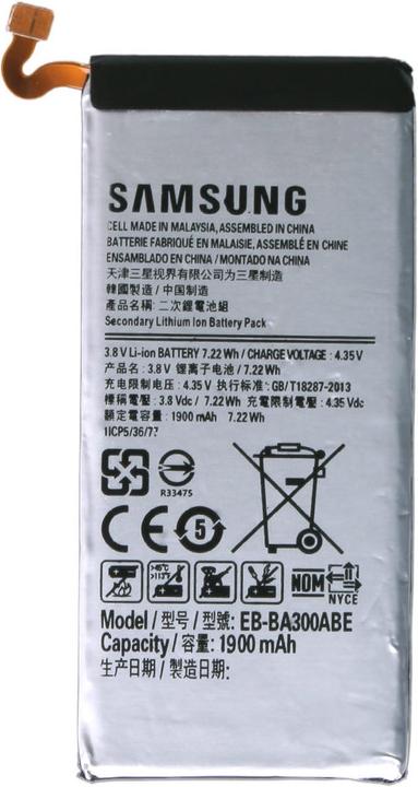 Actual product image Samsung EB-BA300ABE (Rechargeable battery, Galaxy A3)