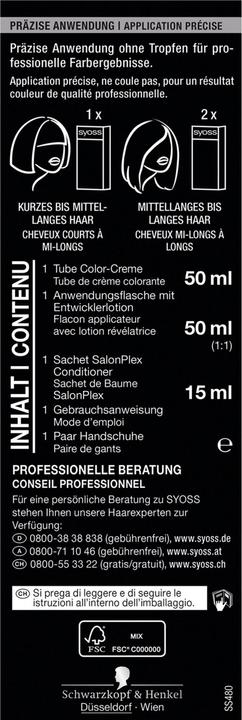 Valori nutrizionali e ingredienti Syoss Linea di base (4-8 marrone cioccolato)