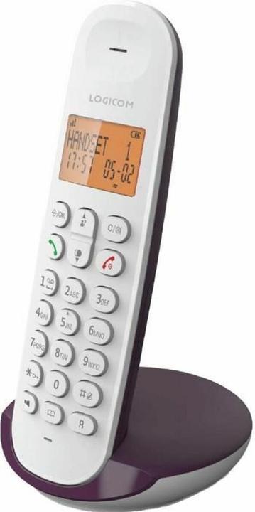 Produktbild Logicom Festnetztelefon DECT ILOA 150 SOLO Aubergine