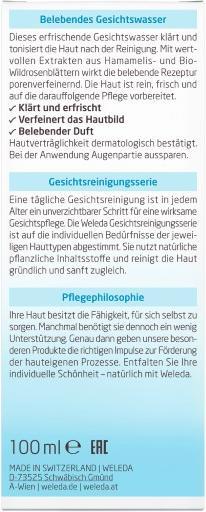 Produktbild Weleda Belebendes Gesichtswasser (Tonic, 100 ml)