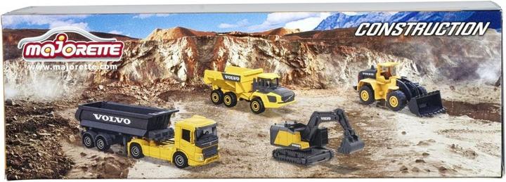 Actual product image Majorette Volvo work vehicles gift box