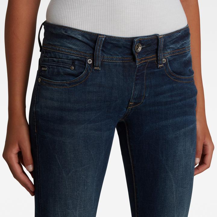 Actual product image G-Star Midge Saddle Mid Straight Jeans Neutro dk aged (W33/L30)
