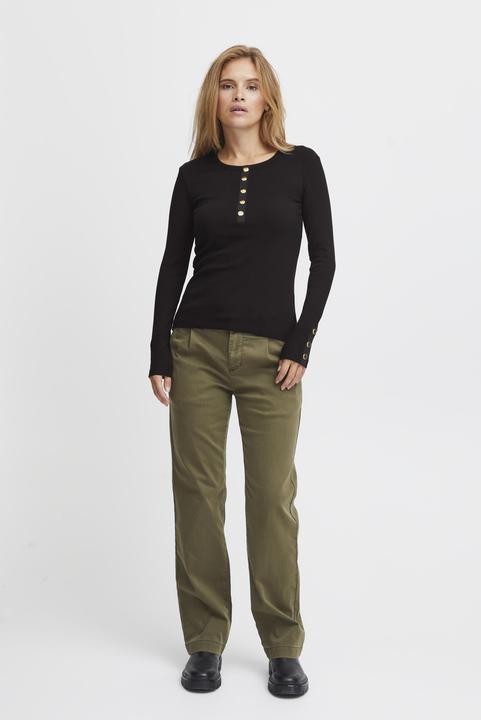 Actual product image Pulz Jeans PZHAVANA Long Sl Tshirt - 50207348 (M)