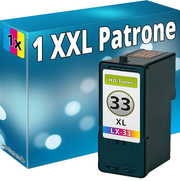 Actual product image Druckfuxx TINTE PATRONEN für LEXMARK 33XL 18CX033 für X3310 X3330 X3350 Z815 Z81