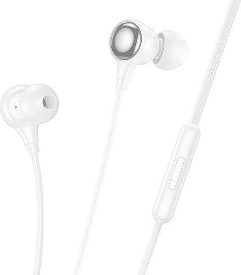 Actual product image Hoco M116 Benevolent Kabelgebundenes Headset Weiss (Cable)