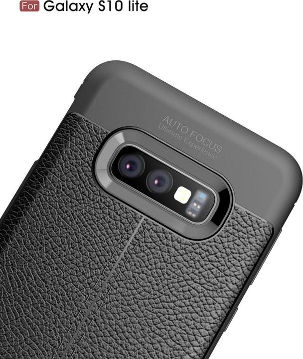 Produktbild Screenguard Samsung Galaxy S10e Hülle Leather Design TPU Cover (Samsung Galaxy S10e)