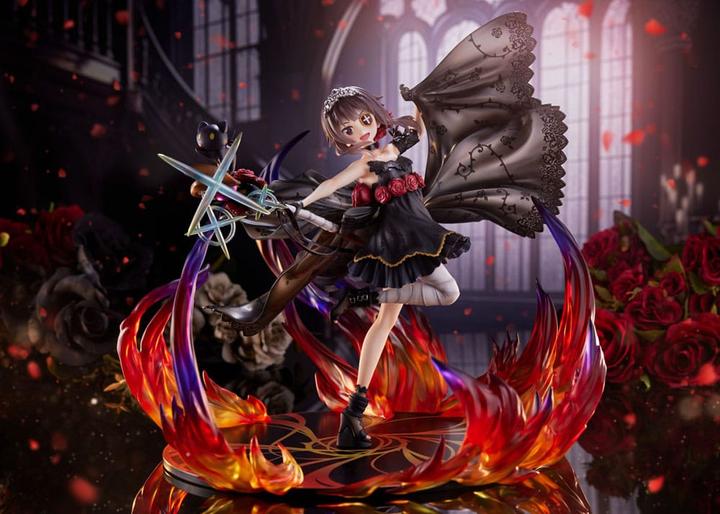 Actual product image Furyu Konosuba God's blessing on this wonderful world! PVC Statue 1/7 Megumin the Black Rose Dress Ver. 28
