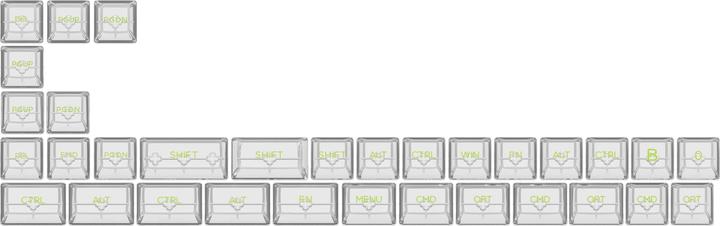 Produktbild Akko ASA Clear Printed Keycap
