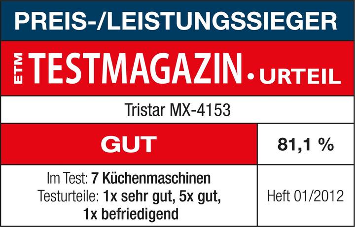 Actual product image Tristar Mx 4153